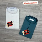 Wood Machine Cotton Lenin Kurtha