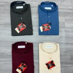 Wood Machine Cotton Lenin Kurtha