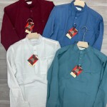 Wood Machine Cotton Lenin Kurtha