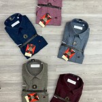 Wood machine Half Sleeve Linen Shirt