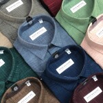 Wood machine Half Sleeve Linen Shirt