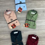 Wood machine Half Sleeve Linen Shirt