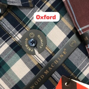 Wood Machine Oxford Checked Shirt