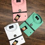Wordwale Chinese Coller Plain Shirt