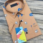 S Squere Half Sleeve Printed Shirt