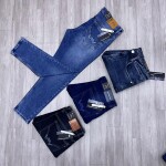 Wood machine Ankle Fit Jeans