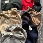logoff zipper hoodies