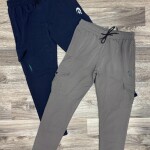 logoff terry cargo track pant