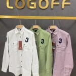 logoff twill double pocket shirt