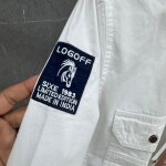 logoff twill double pocket shirt