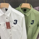 logoff twill double pocket shirt