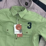 logoff twill double pocket shirt