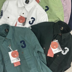 logoff twill double pocket shirt