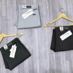 black letter ankle fit cotton pant