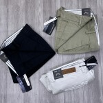 Wood machine Ankle Fit cotton pant