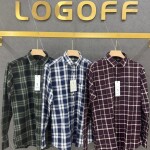 logoff imported checks shirt