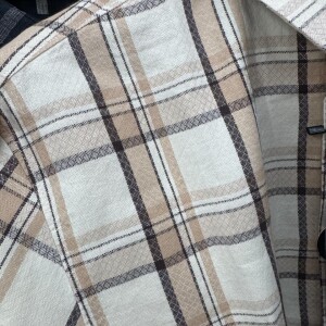 logoff imported checks shirt