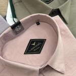 black letter linen shirt