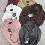 black letter linen shirt