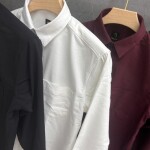 LOGOFF COTTON OXFORD LYCRA SHIRT