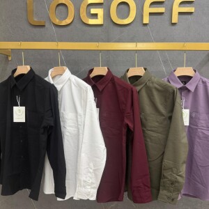 LOGOFF COTTON OXFORD LYCRA SHIRT