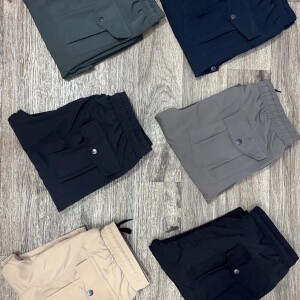 logoff terry cargo track pant