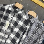 logoff imported checks shirt