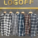 logoff imported checks shirt