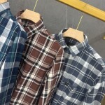 logoff imported checks shirt