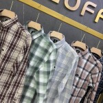 logoff imported checks shirt