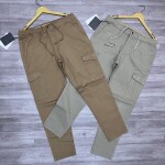 wood machine cargo cotton pant