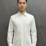 logoff imported velvet shirt