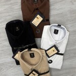 logoff imported velvet shirt