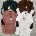 logoff imported velvet shirt