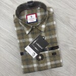 logoff linen checks shirt