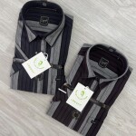 logoff Half sleeve cotton stripes shirt