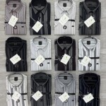 logoff Half sleeve cotton stripes shirt