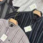 logoff Half sleeve cotton stripes shirt