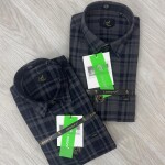 logoff melange checks shirt