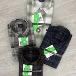 logoff melange checks shirt