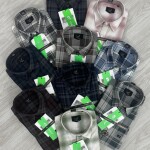 logoff melange checks shirt