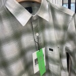 logoff melange checks shirt