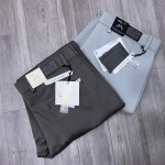 wood machine slim fit cotton pant