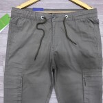 black letter cargo cotton pant