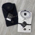 logoff cotton oxford stripes shiirt