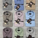 BLACK LETTER HALF SLEEVE IMPORTED LINEN SHIRT