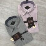 BLACK LETTER HALF SLEEVE IMPORTED LINEN SHIRT