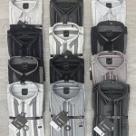 logoff cotton stripes shirt