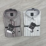 logoff cotton stripes shirt