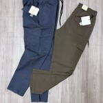 wood machine cargo cotton pant